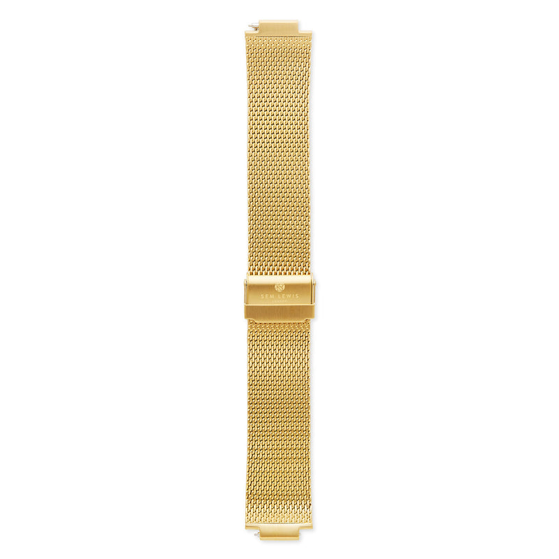 Sem Lewis Moorgate Mesh Strap 24mm Goldfarbene SL620006-zoom-