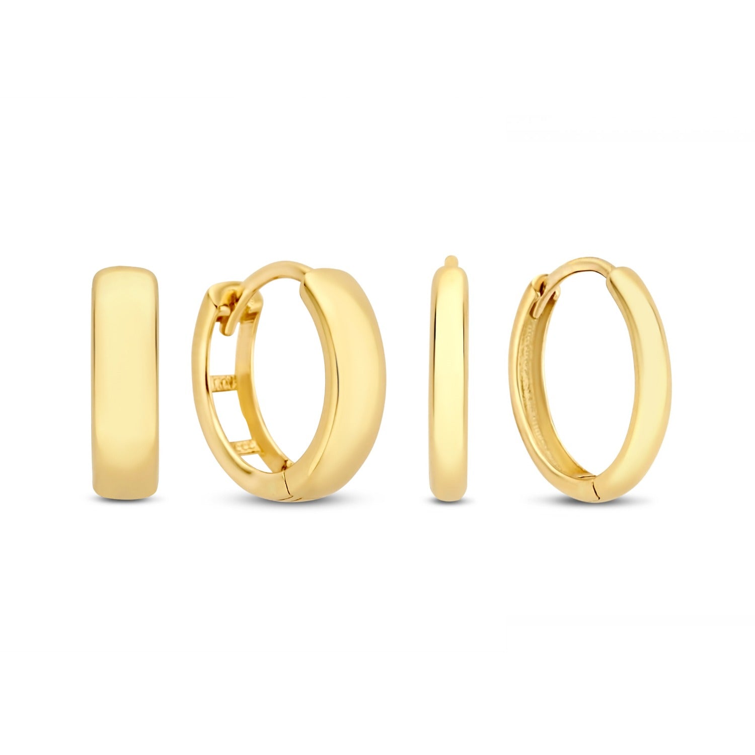 Isabel Bernard Cadeau d'Isabel 14 Carat Golden Earrings Set IB90147
