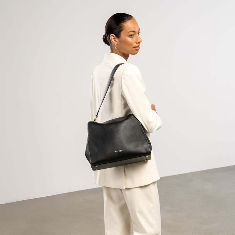 Isabel Bernard Honoré Emma Schultertasche Schwarz IB21134-001-zoom-