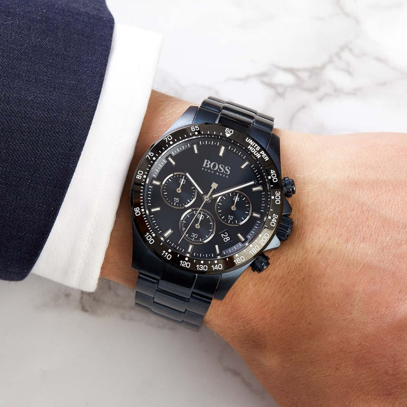 Hugo Boss BOSS Hero herren Uhr Blau HB1513758-zoom-