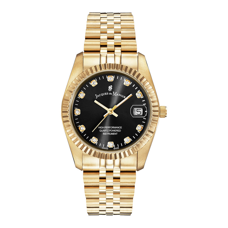 Jacques du Manoir Inspiration damen Uhr Gold NRO.21-zoom-