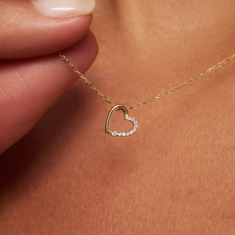 Isabel Bernard De la Paix Léna 14 Karat Goldkette mit Diamant 0.03 ct IBD350029-zoom-