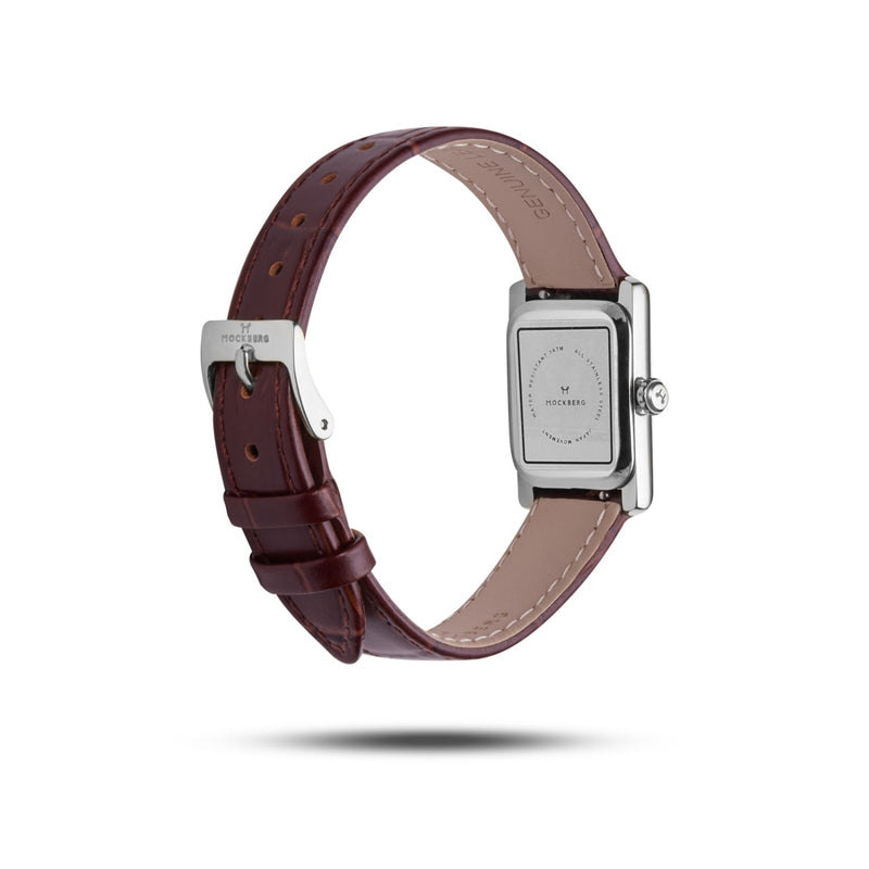 Mockberg Timeless Brown Leather Women's Watch MB0248-zoom-