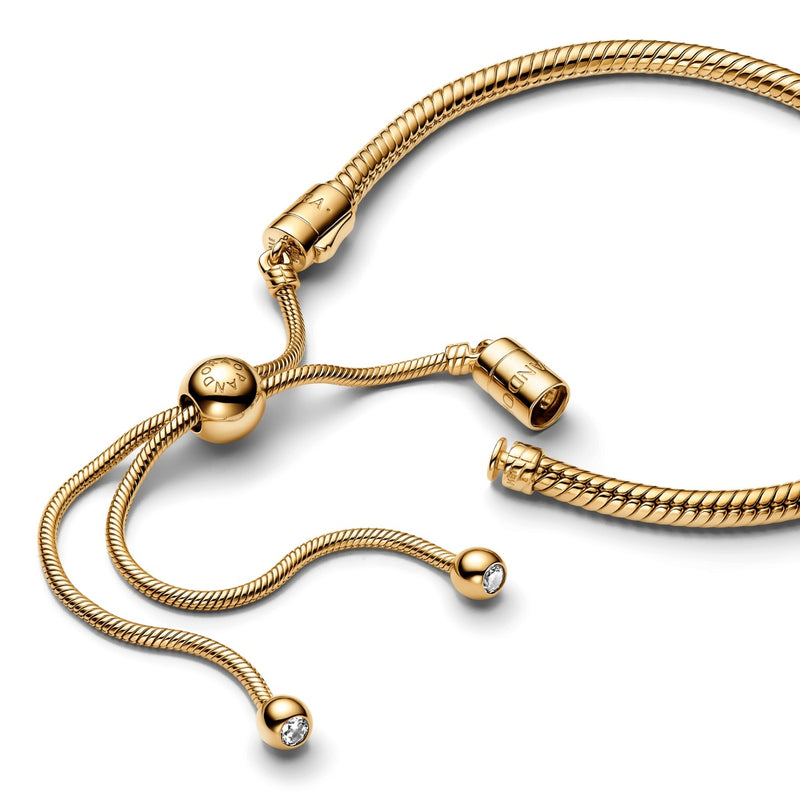 Pandora Moments 14 Karat Gold Plated Bracelet 563580C01-2-zoom-