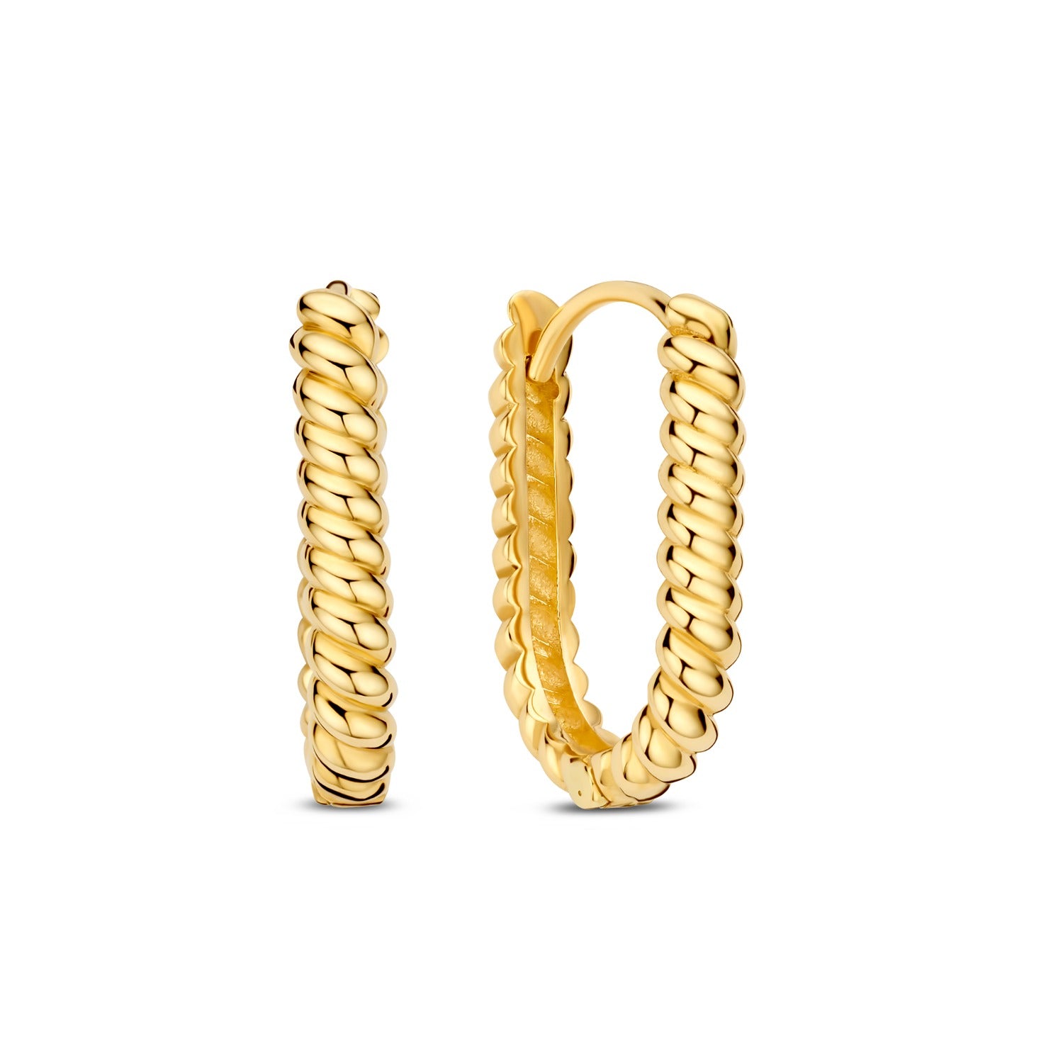Beloro Jewels La Rinascente Elena 9 karat gold hoop earrings BO360103