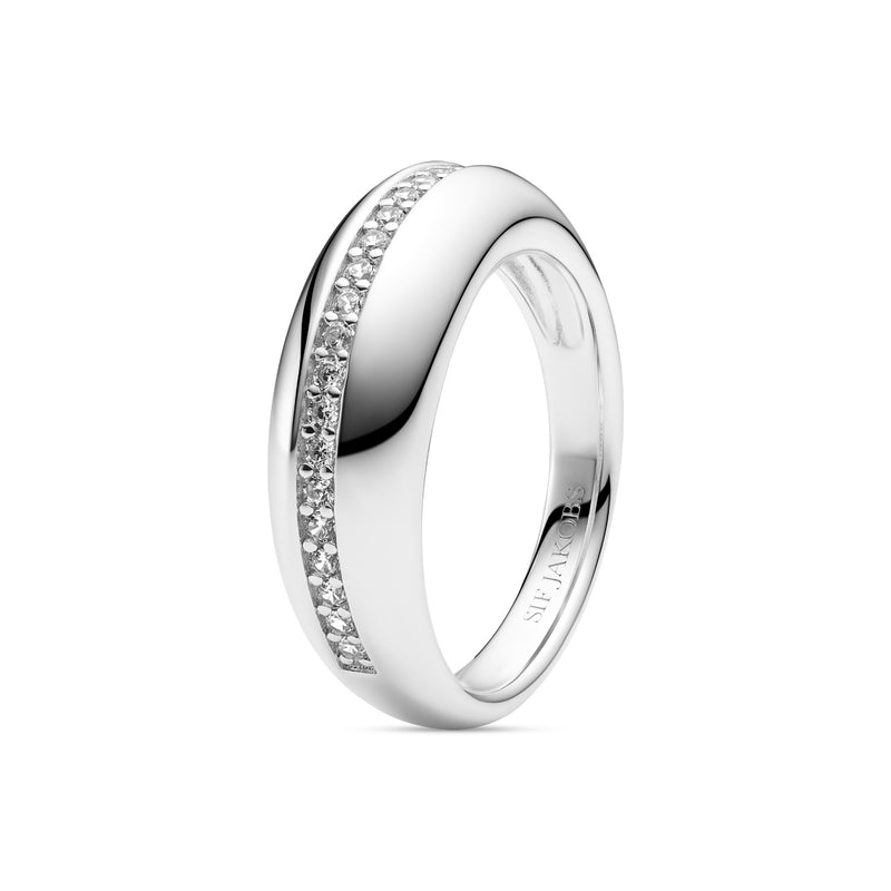 Sif Jakobs 925 Sterling Silver Palermo Ring SJ-R2588-CZ-52-zoom-