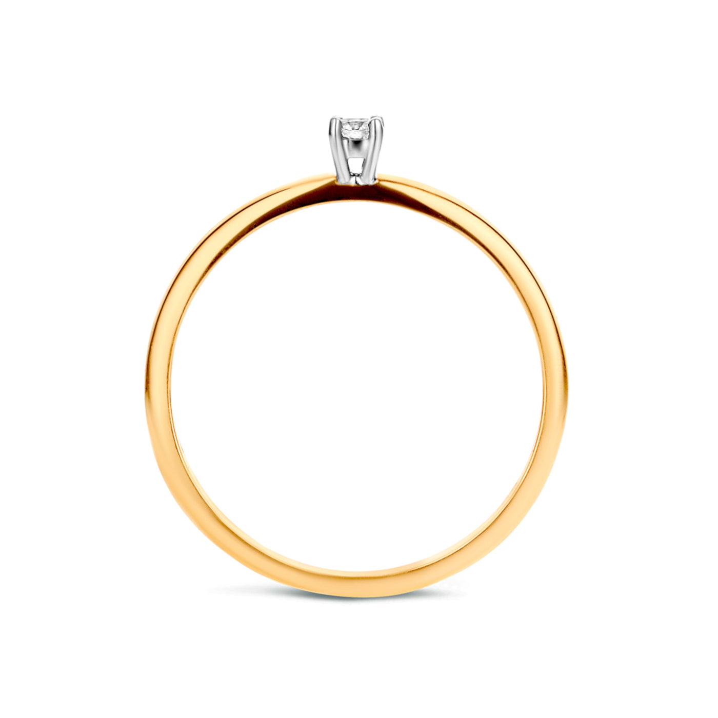 Blush Diamonds 14k Gold Ring with Diamond 1601BDI/50