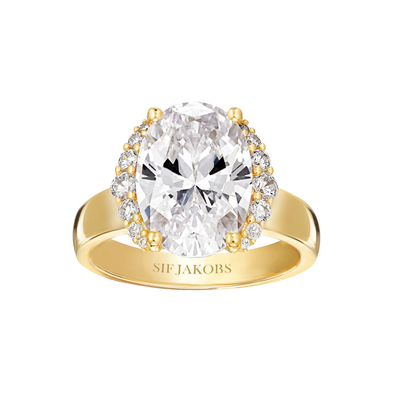 Sif Jakobs Ellisse damen Ring 750 Vergoldung SJ-R2342-CZ-YG-52-zoom-