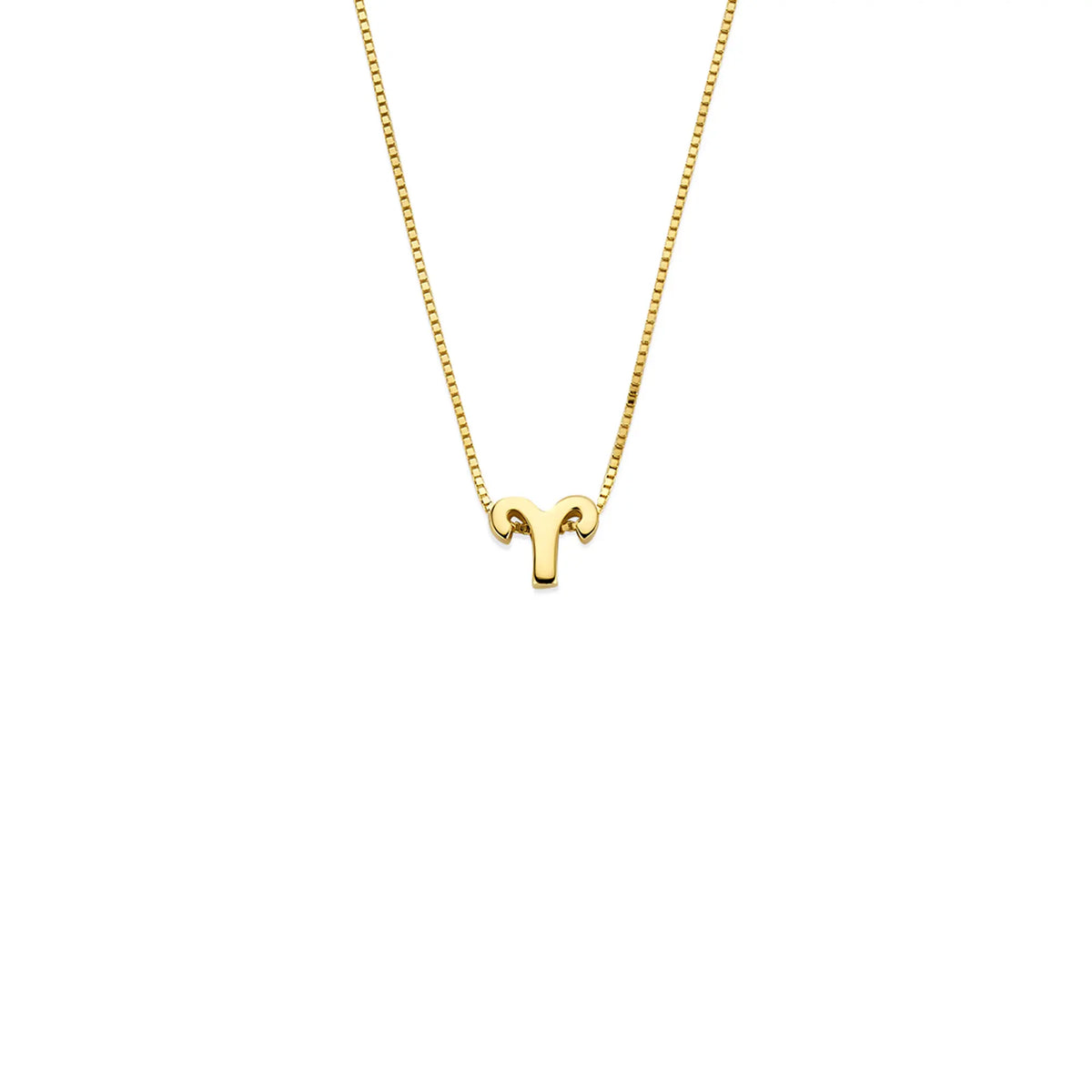 Isabel Bernard Étoiles d’Or Aries 14 Carat Gold Venetian Necklace With Horoscope IB340178