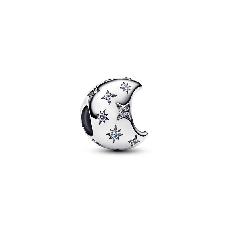 Pandora Moments 925 Sterling Silver Crescent Moon Charm 794254C01-zoom-