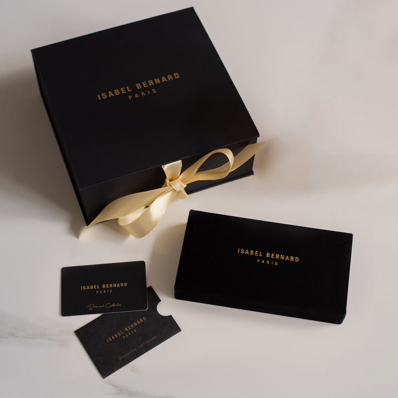 Isabel Bernard De La Paix Inaya 14 Karat | Gold Halskette | Diamant 0.03 Karat | IBD350019-zoom-