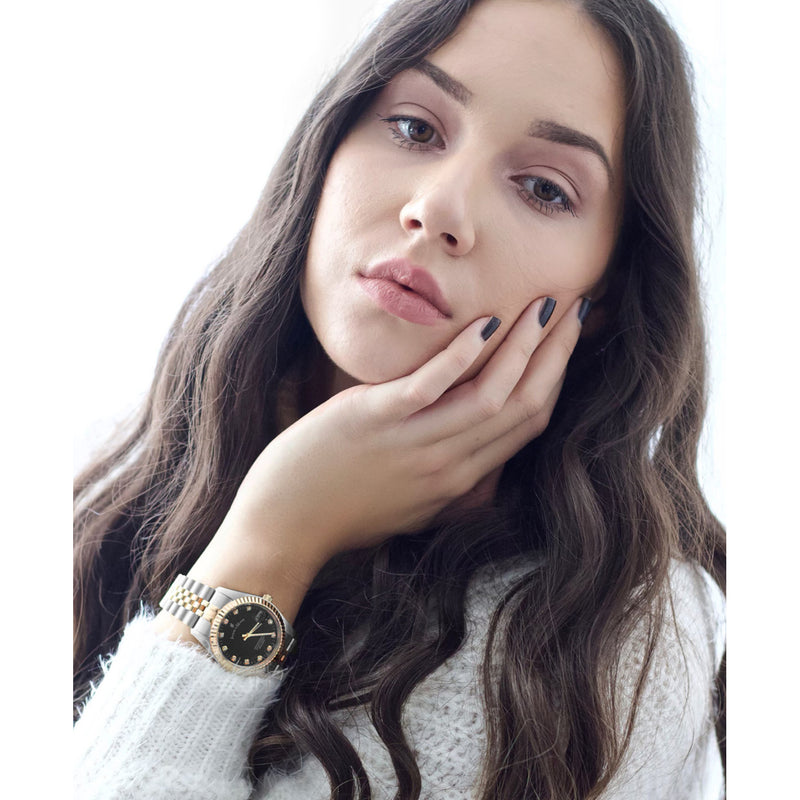 Jacques du Manoir Inspiration damen Uhr Gold/Silber NRO.19-zoom-