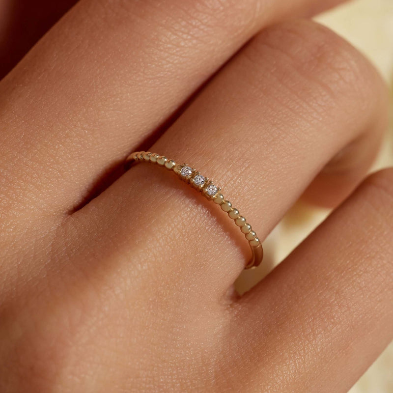 Beloro Jewels Monte Napoleone Mauve 9 Karat Gold Ring mit Zirkonia-Steinen BO330056-60-zoom-