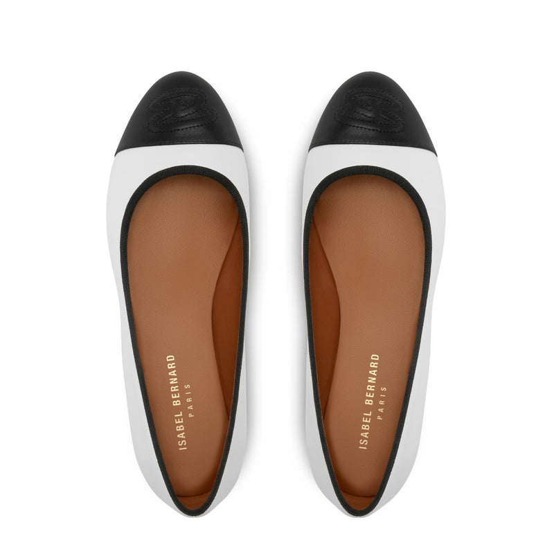 Isabel Bernard Vendôme Ynes Weiß Kalbsleder Ballerinas IB51011-071-36-zoom-
