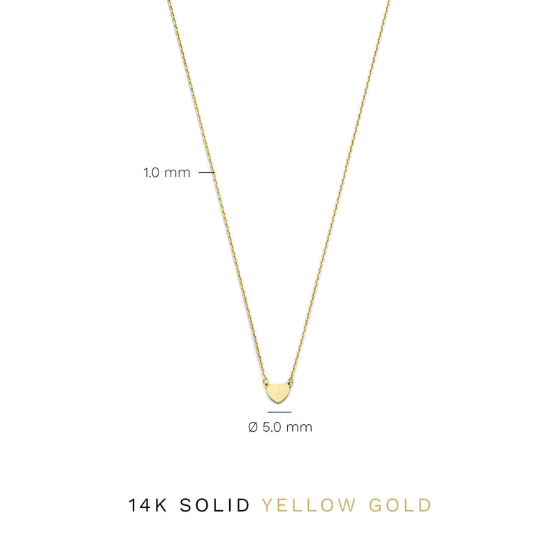 Isabel Bernard Belleville Amore 14 Karat | Gold Halskette IB340089-zoom-