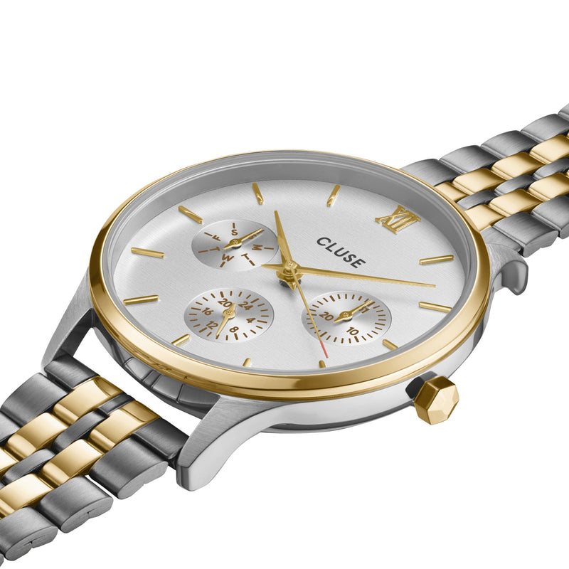 CLUSE Minuit damen Uhr Gold/Silber CW10704-zoom-