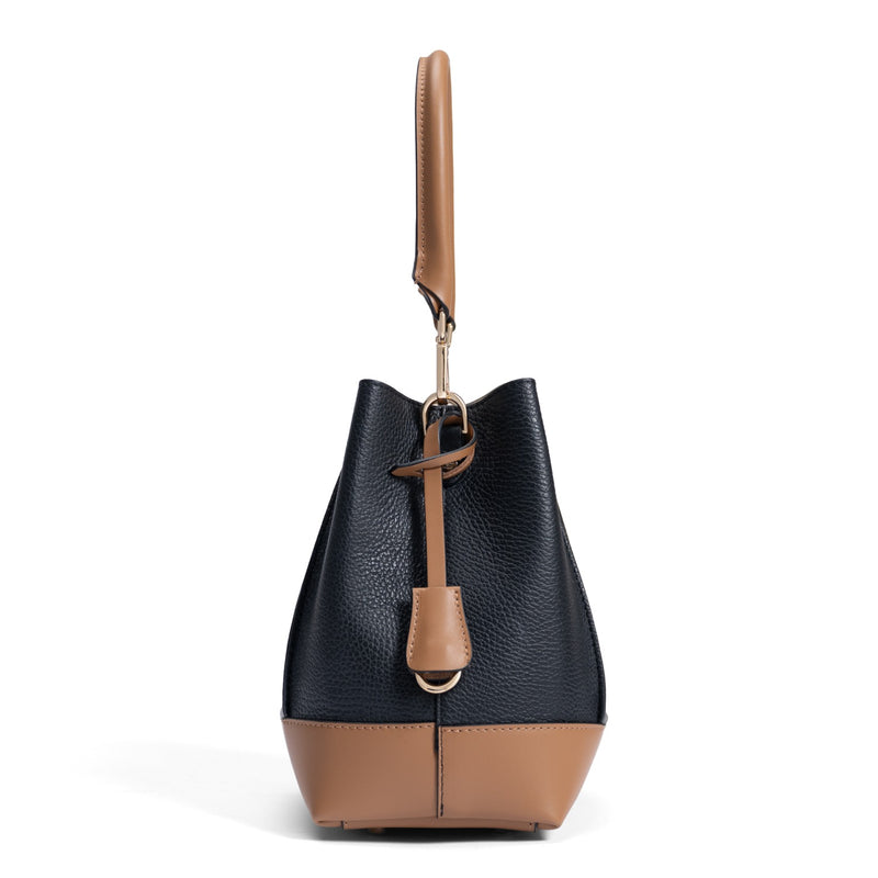 Isabel Bernard Femme Forte Minette Schwarz Kalbsleder Handtasche IB21114-001-zoom-