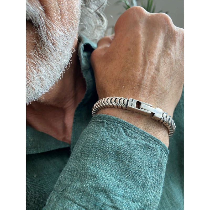 Josh herren Armband Silber 03507-BRA-S/L-zoom-