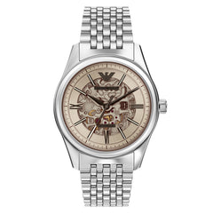 Emporio Armani Silver Dial Automatic Watch AR60095