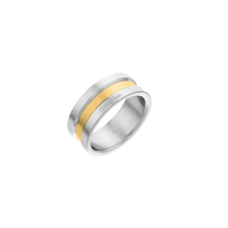 Calvin Klein Silber und Goldfarbene Ring CJ35000060-64-zoom-