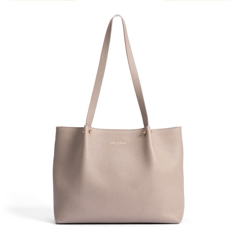 Isabel Bernard Honoré Nata Taupe Leder Shopper aus Kalbsleder IB25086-078-zoom-