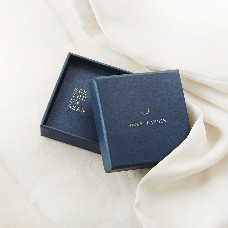 Violet Hamden Luna 925 Sterlingsilber Roségold Vergoldete Halskette mit Monden VH10105-zoom-