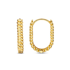 Beloro Jewels La Rinascente Elena 9 karat gold hoop earrings BO360103