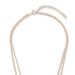 Violet Hamden Luminous Luna Rosegold Necklace VH10105 (Adjustable between 40-50 cm)
