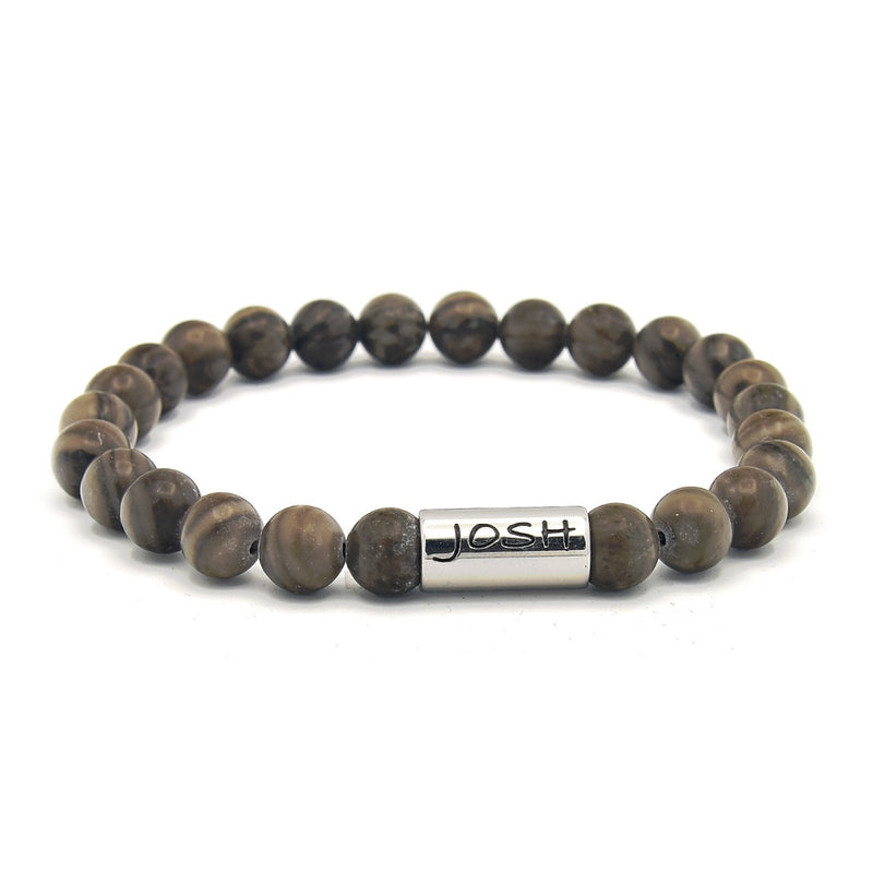 Josh Braun Armband 09285-BRA-S/MALACHIT/M-zoom-