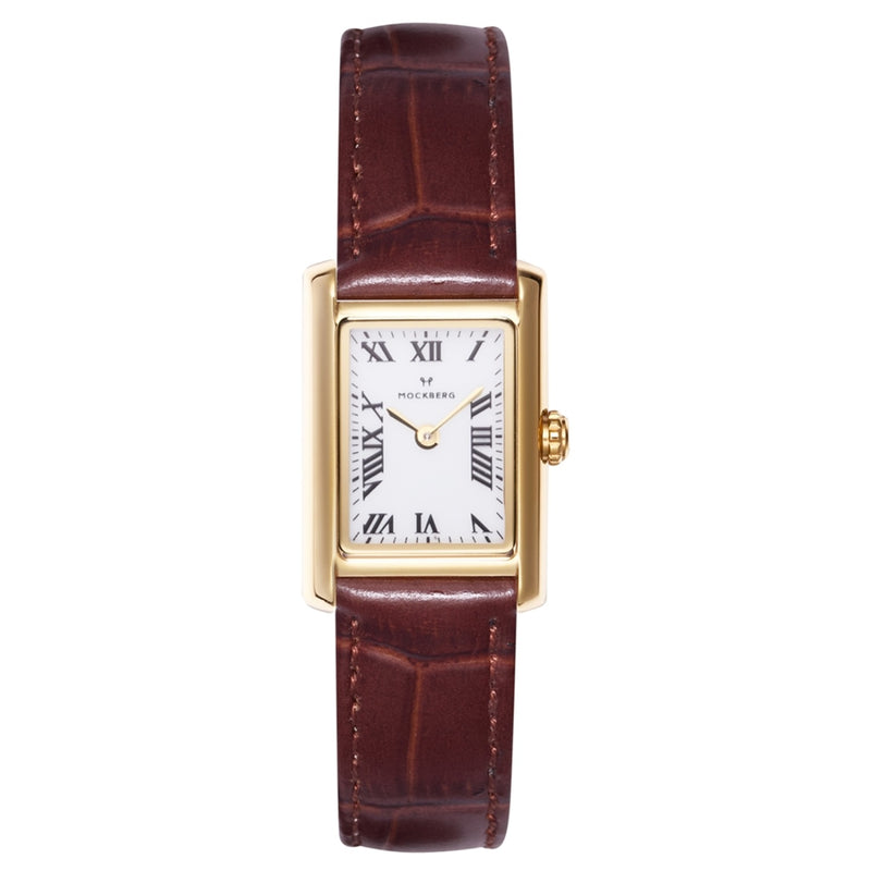 Mockberg Timeless Brown Leather Women's Watch MB0247-zoom-