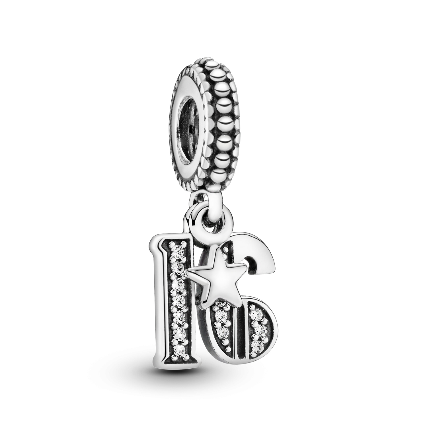 Pandora People 925 Sterling Silver 16th Celebration Charm 797261CZ