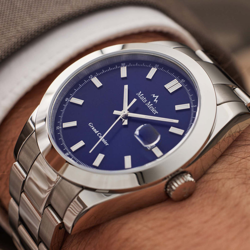 Mats Meier Grand Cornier herren Uhr Silber MM00518-zoom-