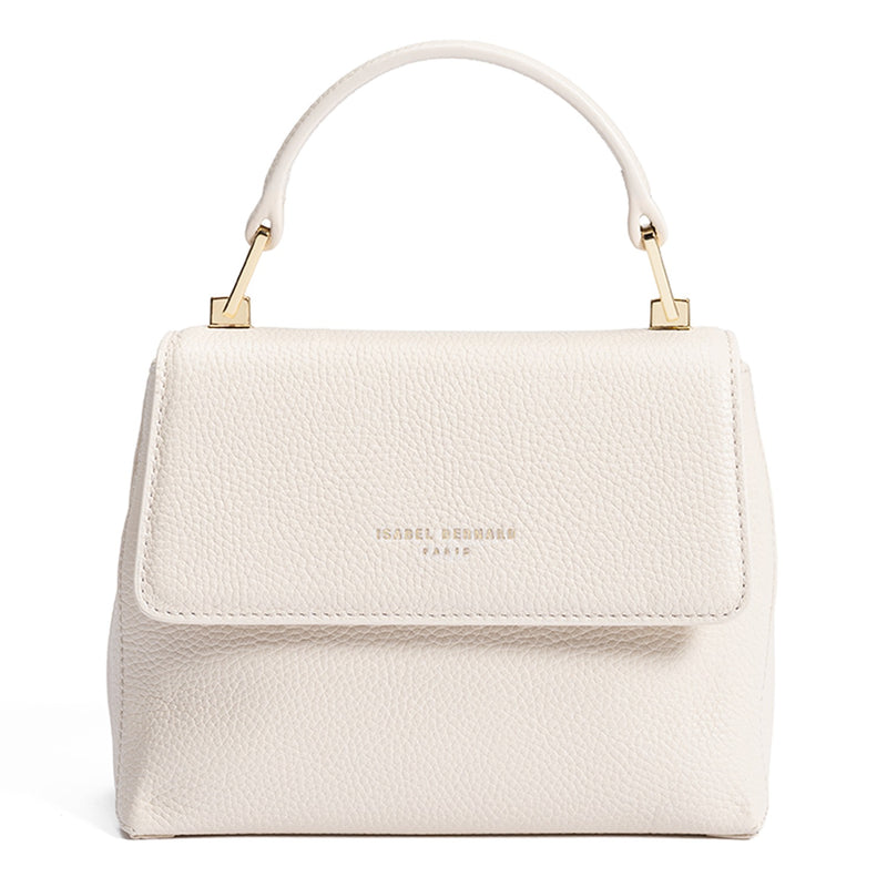 Isabel Bernard Femme Forte Heline Creme Kalbsleder Handtasche IB21027-zoom-