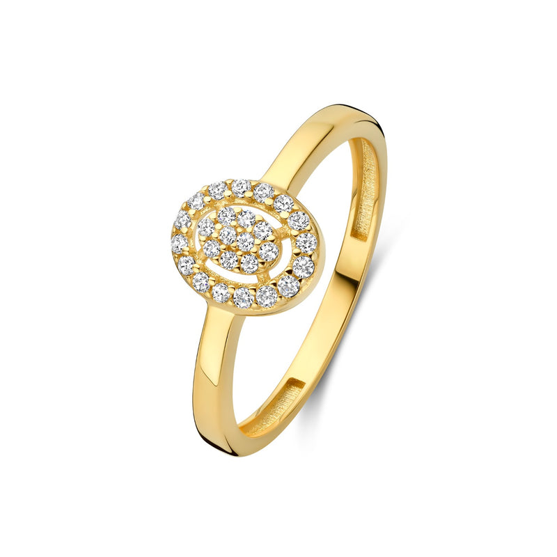 Isabel Bernard Le Marais Anne 14 Karat Gold Ring mit Zirkonia-Stein IB330115-48-zoom-