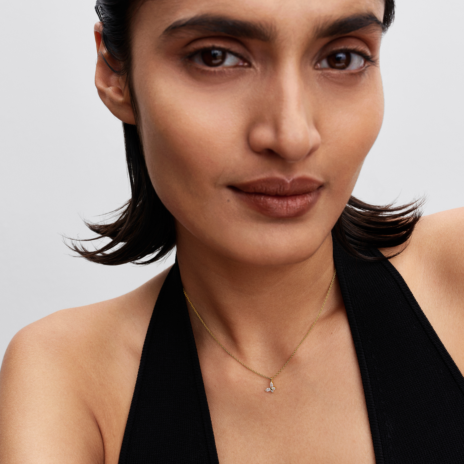 Pandora Timeless Gold Plated Butterfly Pendant Necklace 364267C01-45