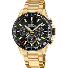 Festina Timeless Chrono Gold Watch F20634/5