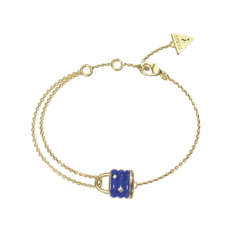 Guess Guess My Secret Gold and Blue Bracelet JUBB05413JWYGBLS-zoom-
