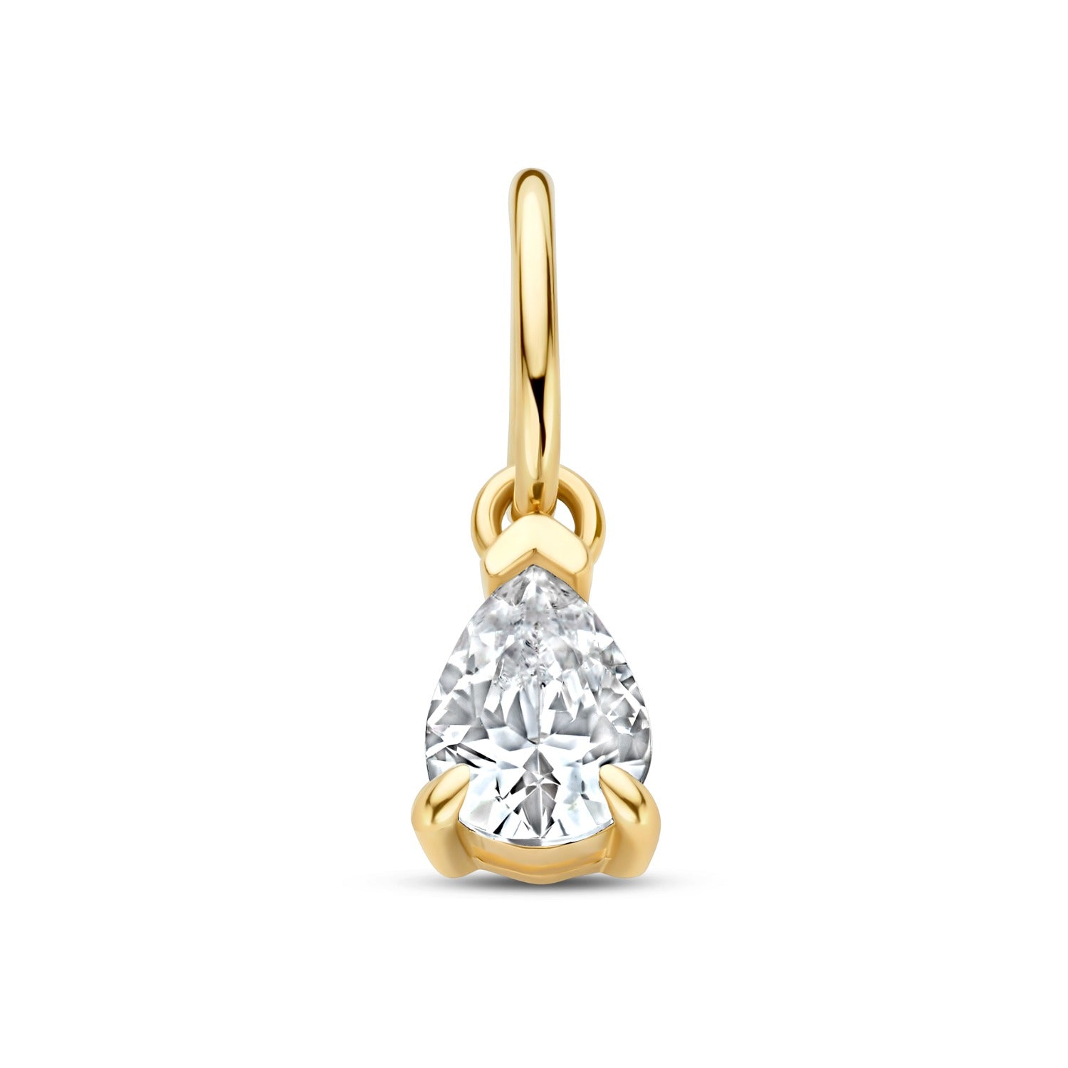 Isabel Bernard Le Marais Teardrop Zirconia 14 karat gold charm IB350062