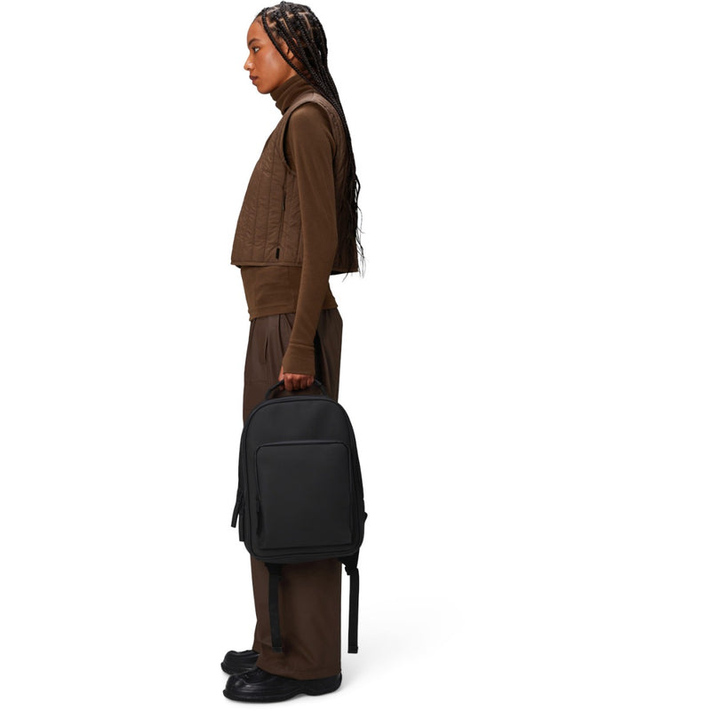 Rains Book Daypack Black Backpack R13260-01-zoom-