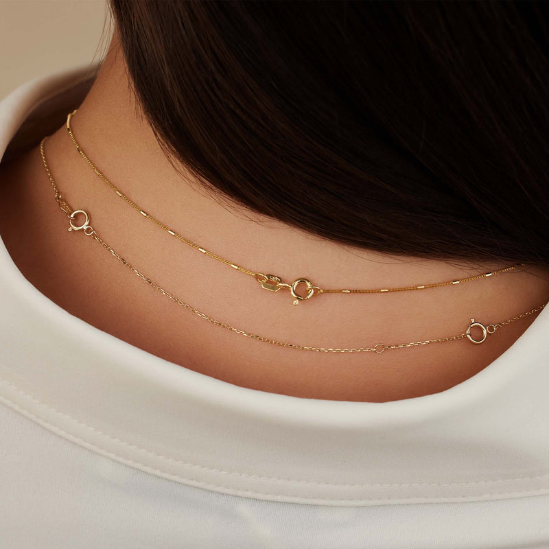 Isabel Bernard Rivoli Nicole 14 Karat | Gold Halskette Verlängerer IB340106-zoom-