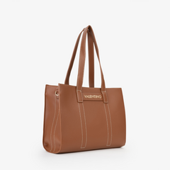 Valentino Bags Aury Re Brown Shopper VBS9OB01CUOIO