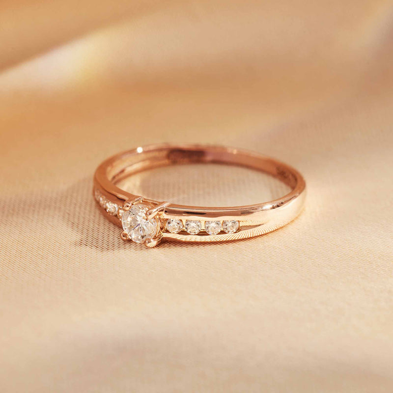 Isabel Bernard La Concorde Estee 14 Karat | Roségold Ring IB330075-50-zoom-