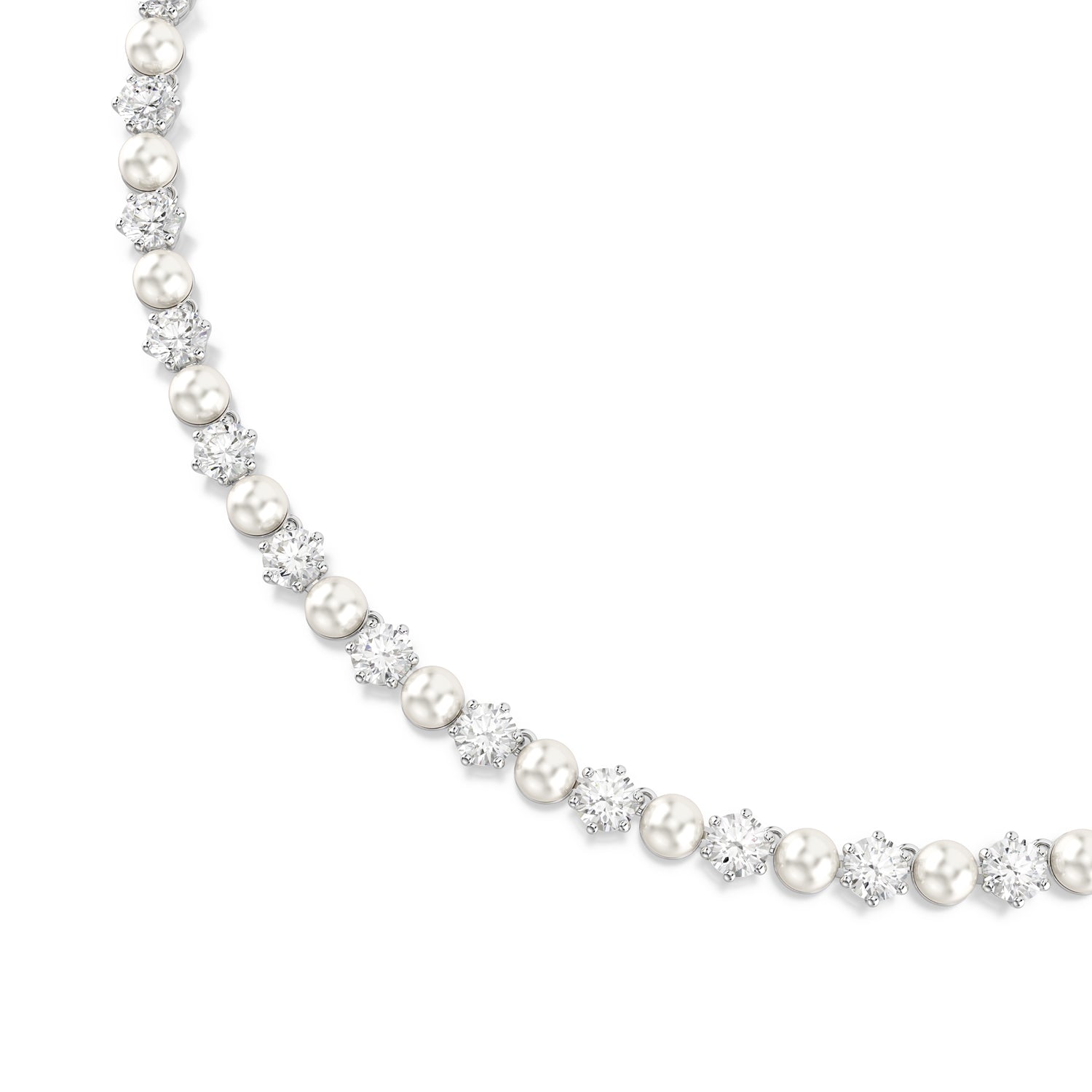 Swarovski Matrix Silver Coloured Necklace 5689623
