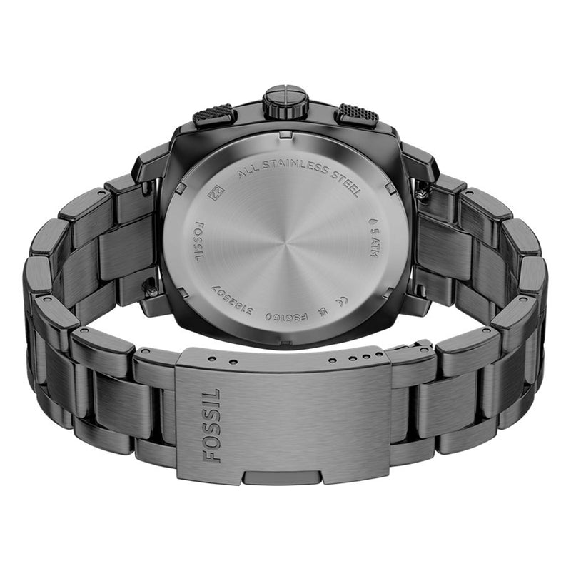 Fossil Machine Round Grey Dial Watch FS6160-zoom-