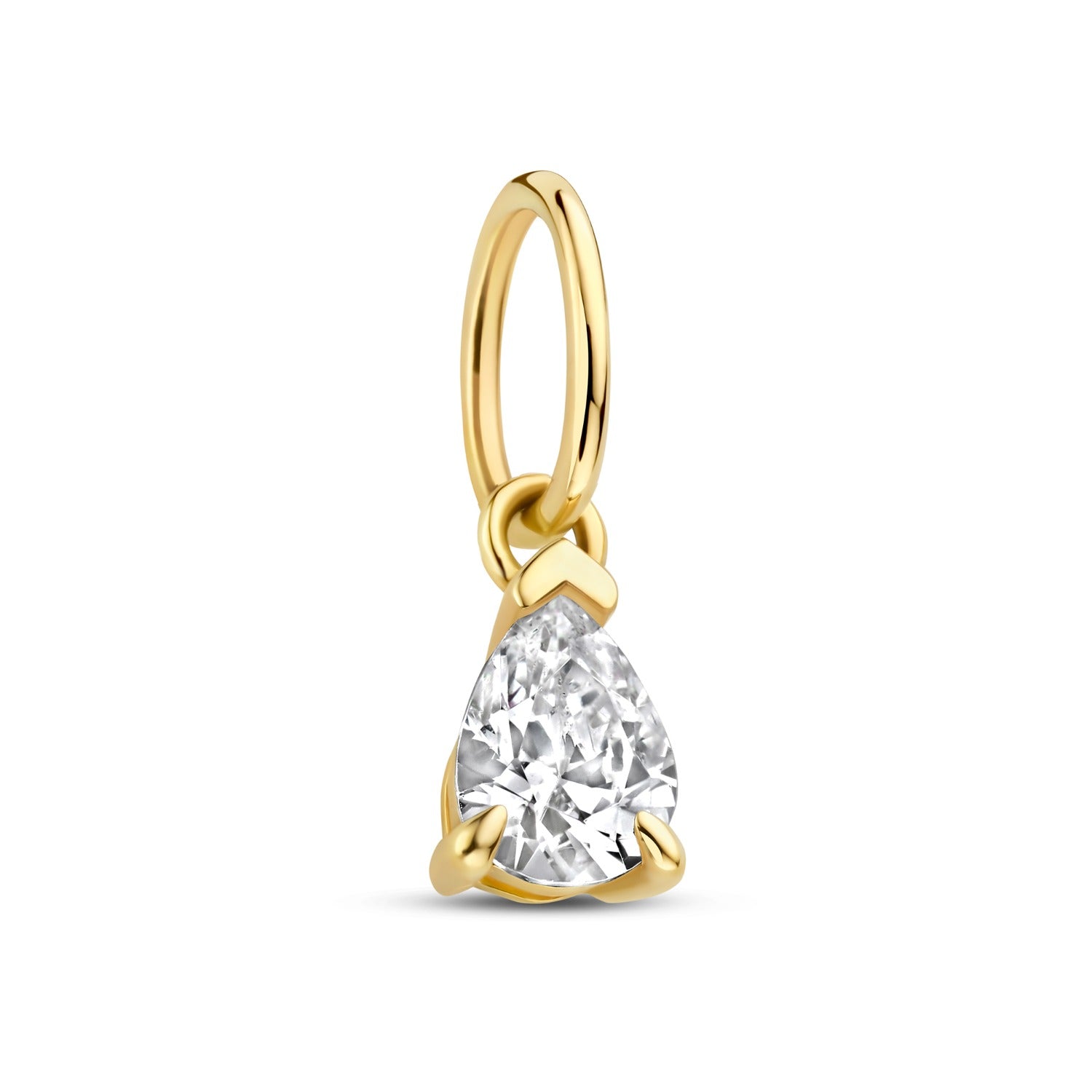 Isabel Bernard Le Marais Teardrop Zirconia 14 karat gold charm IB350062