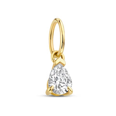 Isabel Bernard Le Marais Teardrop Zirconia 14 karat gold charm IB350062