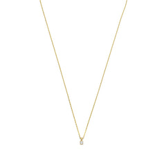 Isabel Bernard De la Paix Celesse 14 Carat Golden Necklace | diamond 0.07 ct | IBD350002
