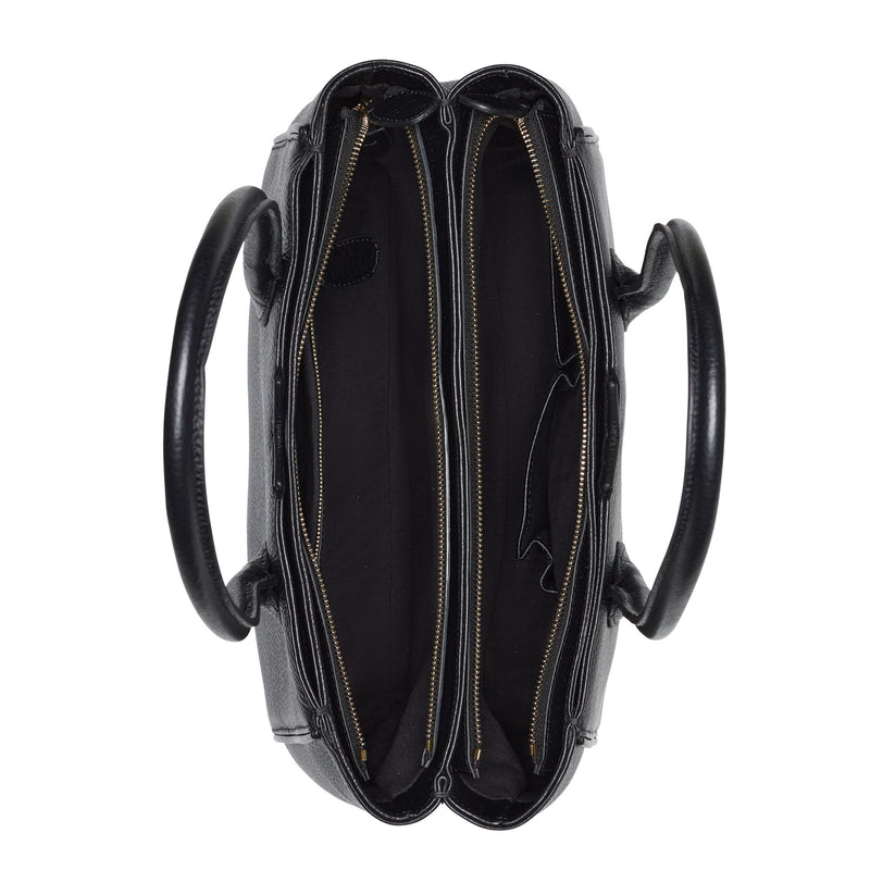 Isabel Bernard Honoré Cloe Schwarze Handtasche IB25001-zoom-