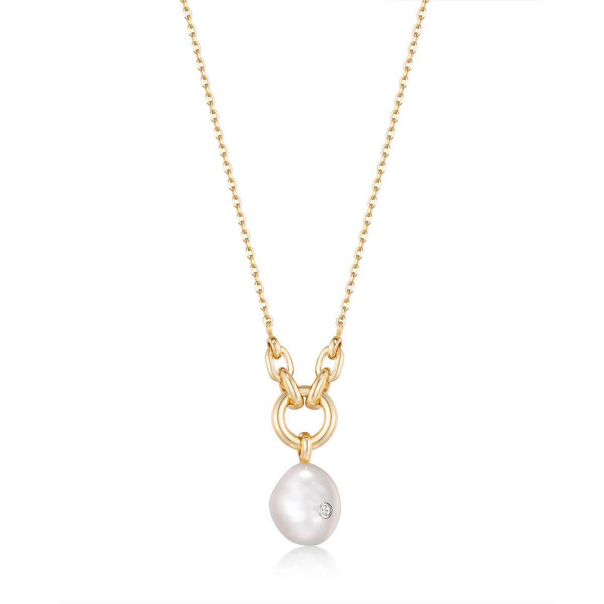 Ania Haie Pearl Power Gold Necklace AH-N043-03G