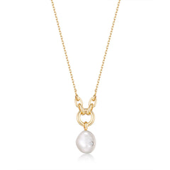 Ania Haie Pearl Power Gold Necklace AH-N043-03G